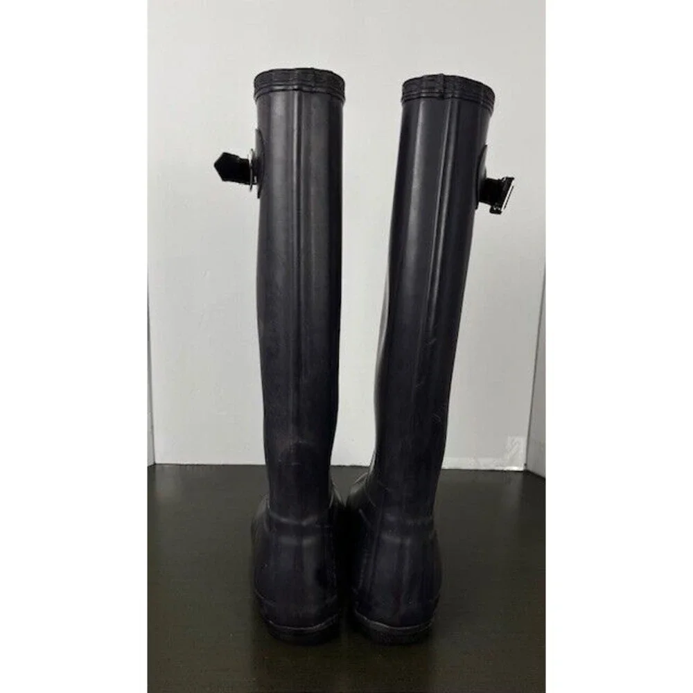 Hunter‎ Original Women's Tall Rain Boots Purple 6M/7F Fair Condition
